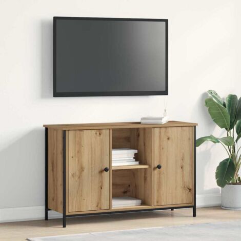 TV Cabinet Artisan oak 101 x 35 x 65 cm Engineered wood vidaXL (1/5)