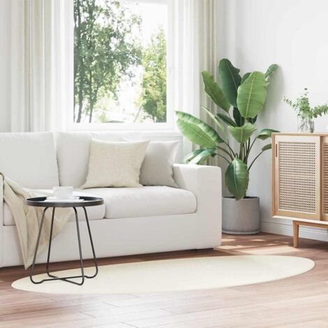 vidaXL Rug Folding HUARTE Cream 80 x 150 cm Polyester