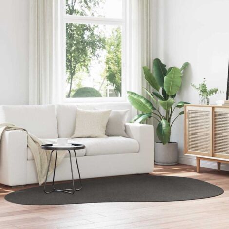 Rug Folding HUARTE Anthracite 160 x 230 cm Polyester vidaXL