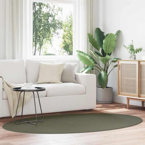 Rug Folding HUARTE Forest green 140 x 200 cm Polyester vidaXL (1/5)