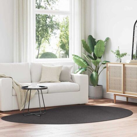 Rug Folding HUARTE Anthracite 160 x 230 cm Polyester vidaXL