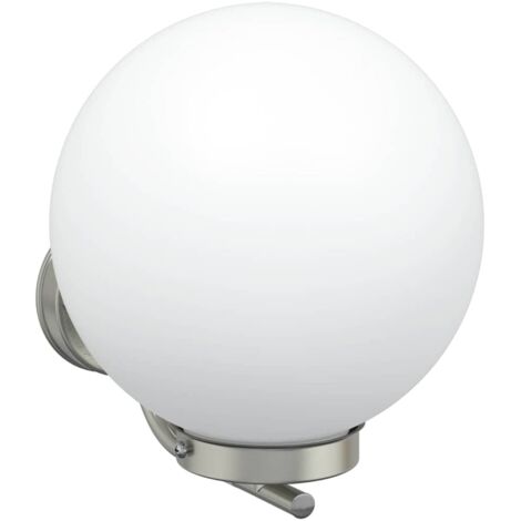 Outdoor Wall Light Silver Stainless Steel IP44 vidaXL