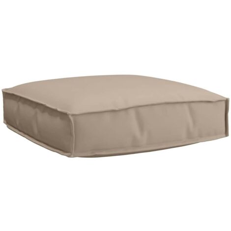 Pallet Cushion for suitable for Seat Taupe 60 x 60 x 12 cm vidaXL