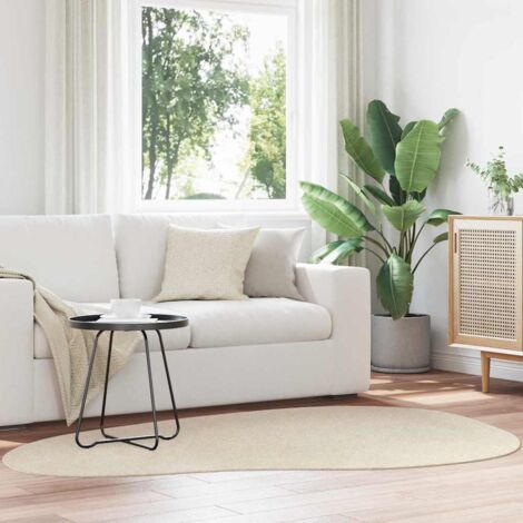 vidaXL Rug Folding HUARTE Beige 140 x 200 cm Polyester