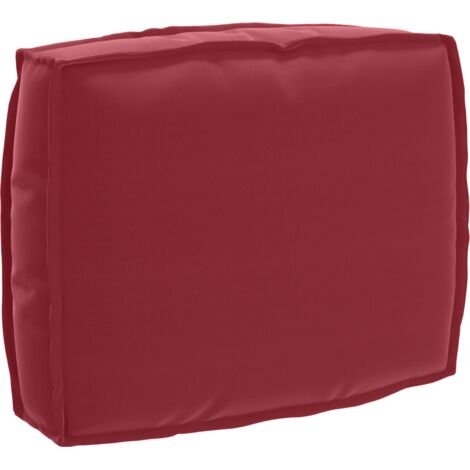 vidaXL Pallet Cushion for Backrest Wine Red 50 x 40 x 12 cm