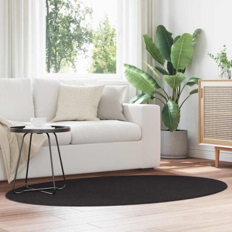 Rug Folding HUARTE Black 120 x 170 cm Polyester vidaXL (1/5)