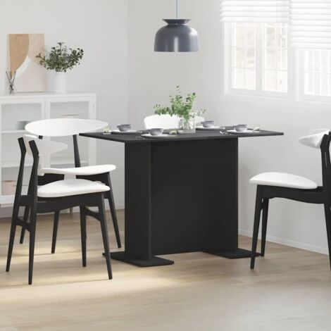 Dining Table Black 110 x 60 x 75 cm Engineered wood vidaXL