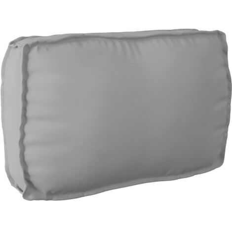 Pallet Cushion for Backrest Grey 70 x 40 x 12 cm Oxford fabric vidaXL