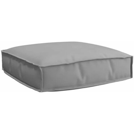 Pallet Cushion for suitable for Seat Grey 60 x 60 x 12 cm vidaXL