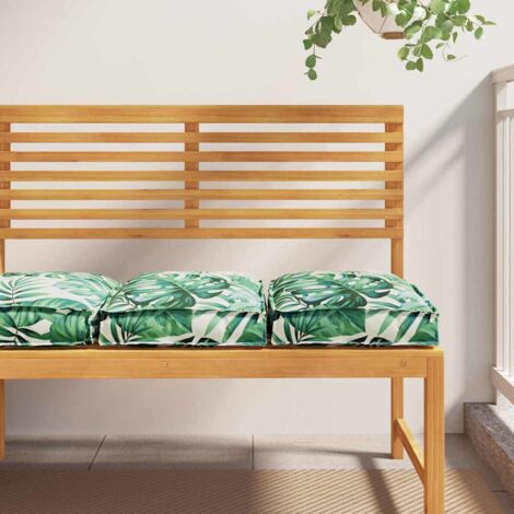 Pallet Cushion for suitable for Seat Floral 2 pcs Leaf pattern vidaXL