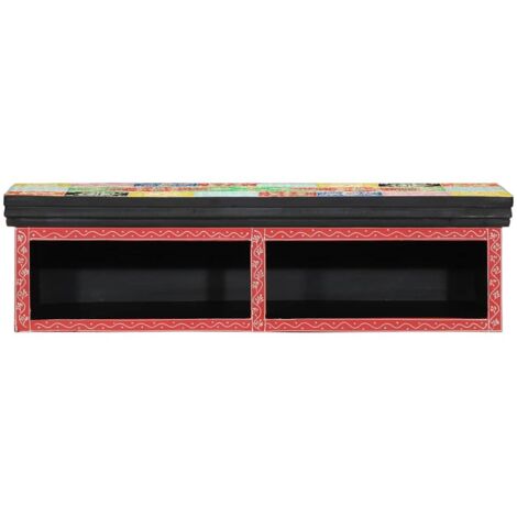 TV Cabinet Multicolour 80 x 30 x 22 cm Engineered wood vidaXL (1/5)