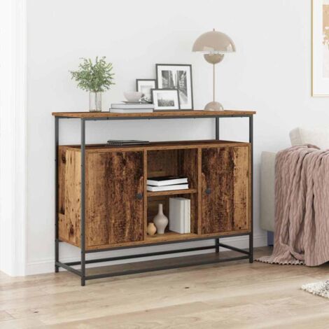 Sideboard Old wood 100 x 35 x 80 cm Engineered wood vidaXL (1/5)