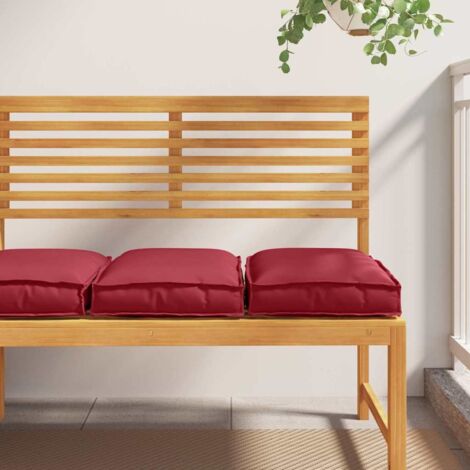 Pallet Cushion for suitable for Seat 2 pcs Wine Red vidaXL