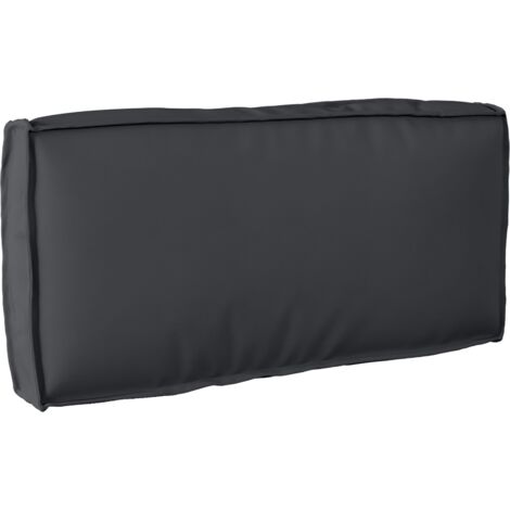 Pallet Cushion for Backrest Black 80 x 40 x 12 cm Oxford fabric vidaXL