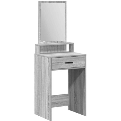 Dressing Table Grey sonoma 50 x 41 x 140 cm Engineered wood vidaXL