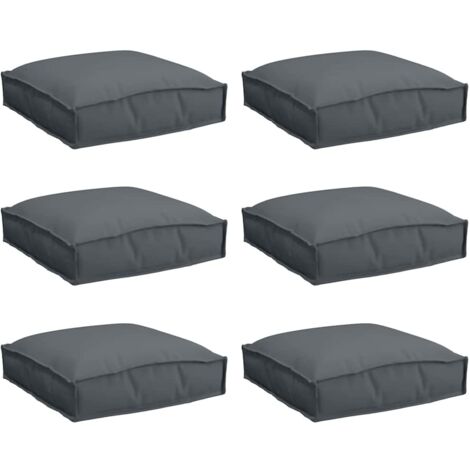 Pallet Cushion for suitable for Seat 6 pcs Anthracite vidaXL