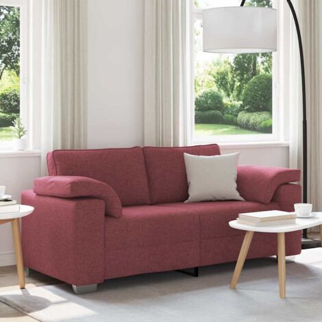 Sofa Wine Red 180 x 77 x 82 cm Fabric vidaXL