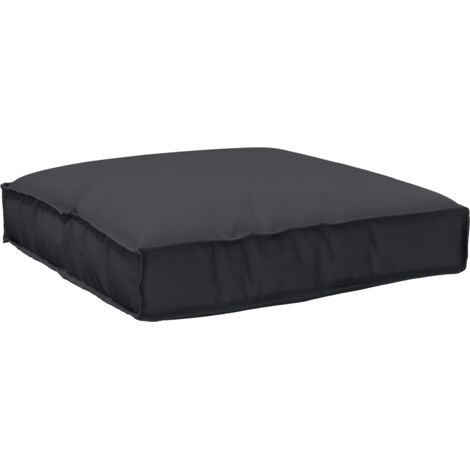 vidaXL Pallet Cushion for suitable for Seat Black 80 x 80 x 12 cm Oxford fabric