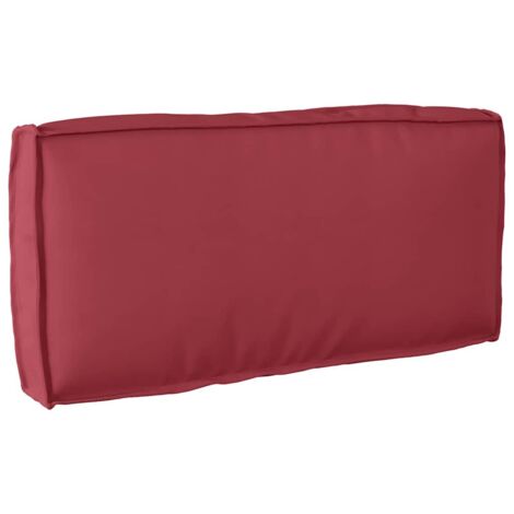 vidaXL Pallet Cushion for Backrest Wine Red 80 x 40 x 12 cm