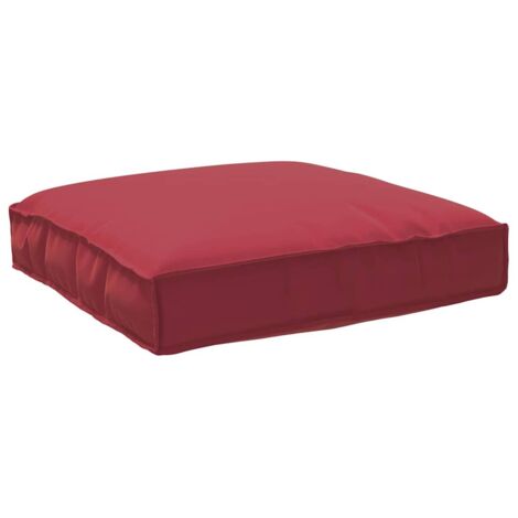 Pallet Cushion for suitable for Seat Wine Red 80 x 80 x 12 cm vidaXL