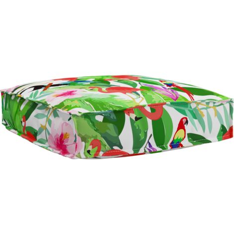 Pallet Cushion for suitable for Seat Floral Multicolour vidaXL