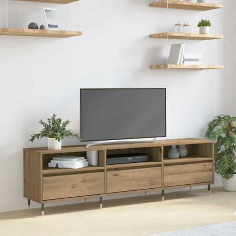 TV Cabinet Artisan Oak 150x30x44.5 cm Engineered Wood vidaXL (1/5)