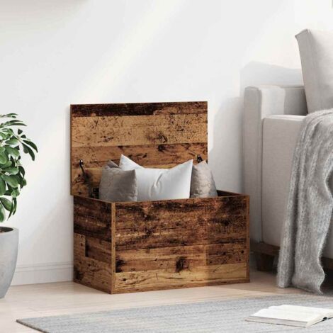 Storage Box Old wood 60 x 35 x 35 cm Engineered Wood vidaXL