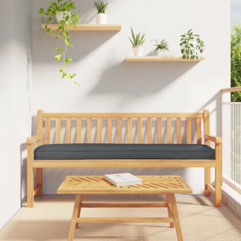 Pallet Cushion Set 2 pcs Anthracite 180 x 40 x 8 cm vidaXL