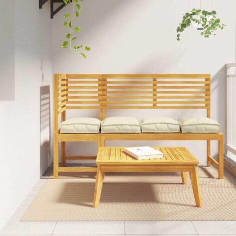 Pallet Cushion for suitable for Seat 4 pcs Cream 40 x 40 x 8 cm vidaXL
