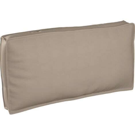 Pallet Cushion for Seat / Backrest Taupe 120 x 60 x 12 cm vidaXL
