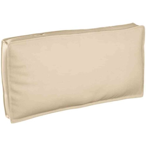 Pallet Cushion for Seat / Backrest Beige 120 x 60 x 12 cm vidaXL