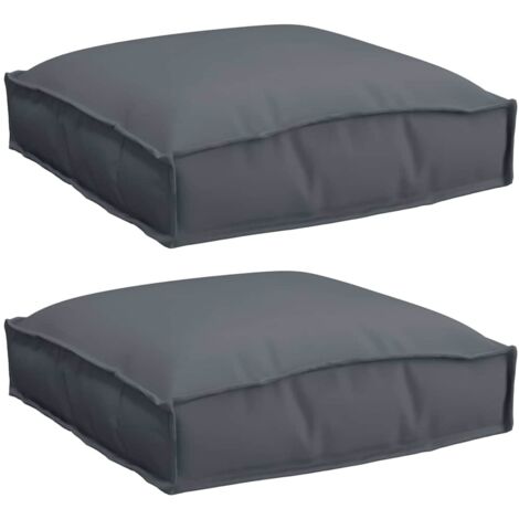 Pallet Cushion for suitable for Seat 2 pcs Anthracite vidaXL