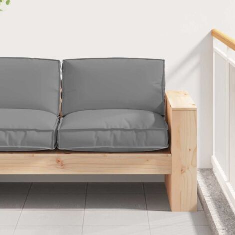 vidaXL Pallet Cushion for suitable for Seat Grey 80 x 80 x 12 cm