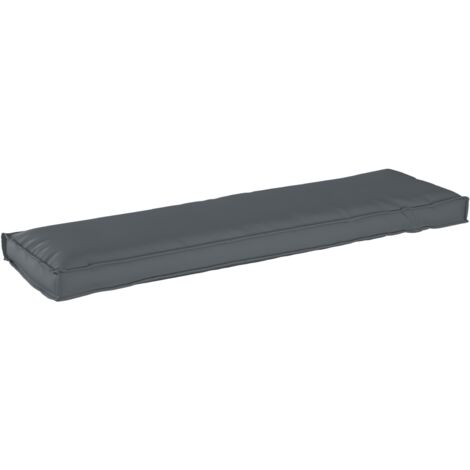 Pallet Cushion for Bench Anthracite 140 x 40 x 8 cm vidaXL