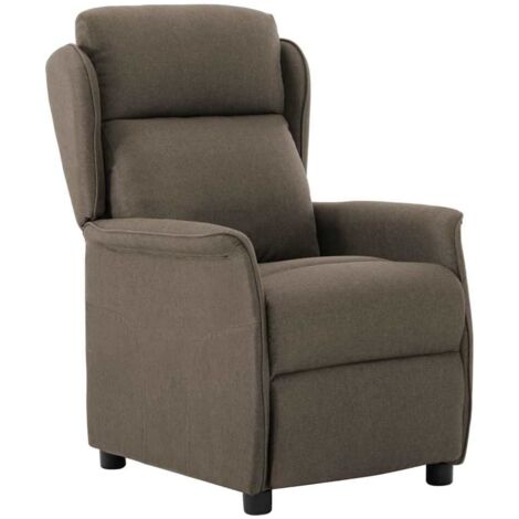 Recliner Chair Taupe 67.5 x 93.5 x 101.5 cm Fabric vidaXL