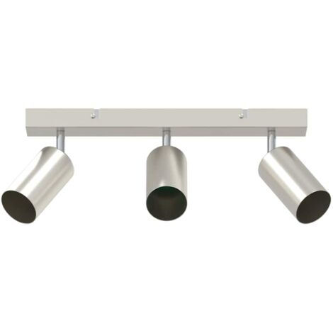 Ceiling Spotlight Brushed Nickel 38 x 5.5 x 16.5 cm Steel vidaXL (1/5)