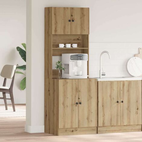 Kitchen Cabinet Artisan oak 60 x 50 x 180 cm Engineered wood vidaXL