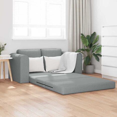 Sofa Bed Light grey 148 x 71 x 83 cm Fabric vidaXL
