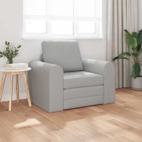 Sofa Bed Cloud grey 98 x 71 x 83 cm Fabric vidaXL