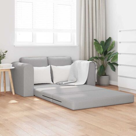 vidaXL Sofa Bed Cloud grey 148 x 71 x 83 cm Fabric