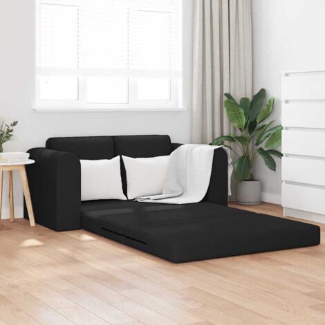 vidaXL Sofa Bed Black 148 x 71 x 83 cm Fabric