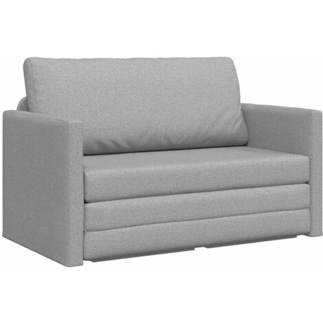 Sofa Bed Cloud grey 124 x 71 x 78 cm Fabric vidaXL
