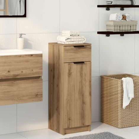 Bathroom Cabinet Artisan oak 32 x 34 x 90 cm Engineered wood vidaXL