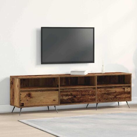 TV Cabinet Old Wood 150x30x44,5 cm Engineered Wood vidaXL (1/5)