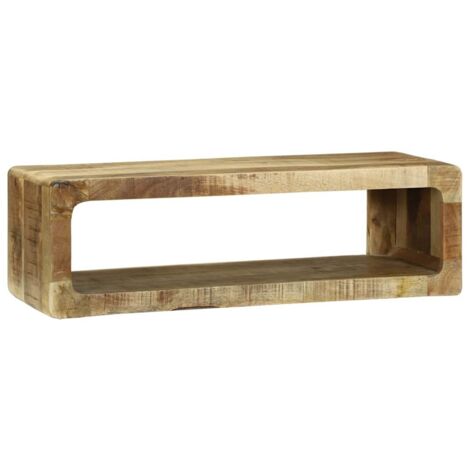 TV Cabinet with Shelf with Storage Brown Solid Mango wood vidaXL