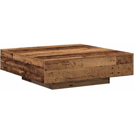 Coffee Table Old wood 100 x 100 x 31 cm Engineered wood vidaXL