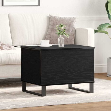 Coffee Table Black oak vidaXL