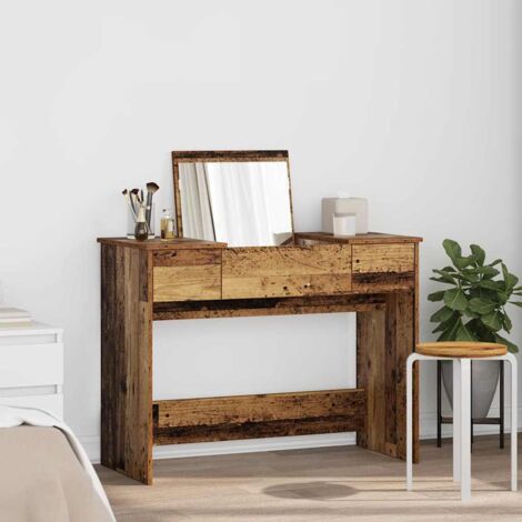 Dressing Table Old wood 100 x 45 x 76 cm Engineered Wood vidaXL (1/5)