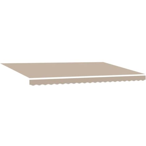 Awning Replacement Fabric Beige 500 x 300 cm Canvas vidaXL (1/5)