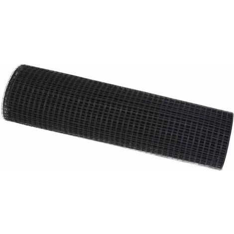 Welded Wire Fence Grey 0.4 x 10 m Steel vidaXL